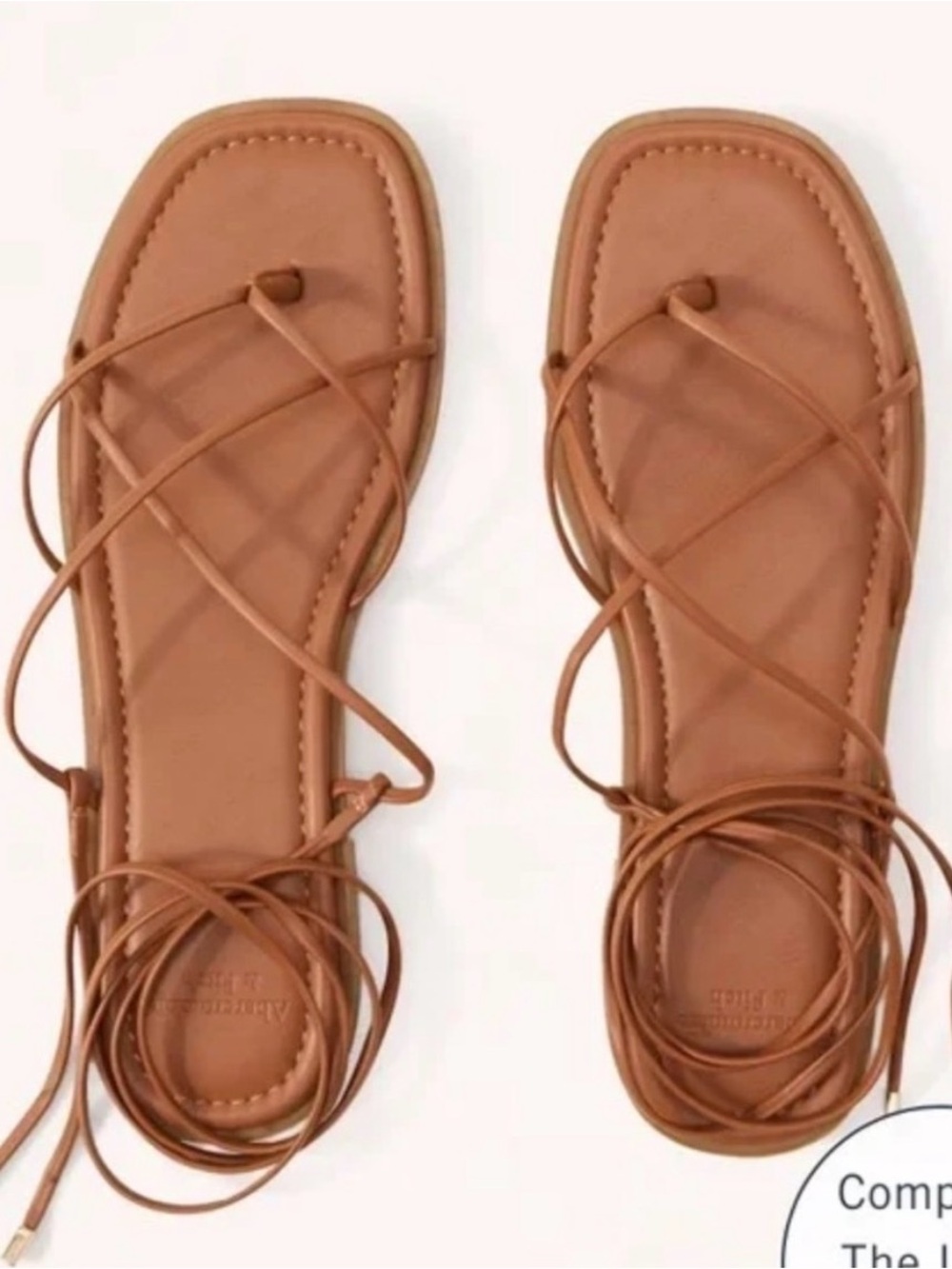 Abercrombie & Fitch Vegan Leather Sandals